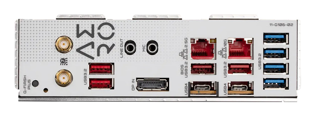 GIGABYTE TRX50 AERO D Mainboard - Unterstützt AMD Ryzen Threadripper 9000 Series CPUs, 16+8+4 Phases Digital VRM, up to 7800MHz DDR5 (OC), 3xPCIe 5.0 + 1xPCIe 4.0 M.2, Wi-Fi 7, 10GbE LAN, USB4