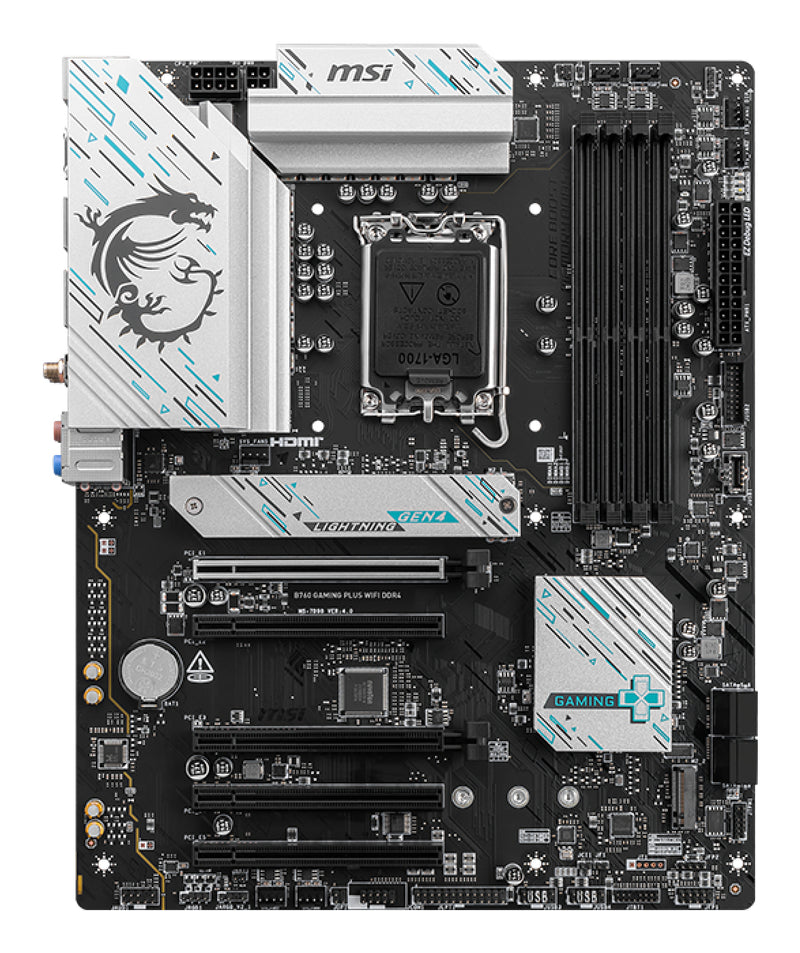 MSI B760 GAMING PLUS WIFI DDR4 Motherboard Intel B760 LGA 1700 ATX