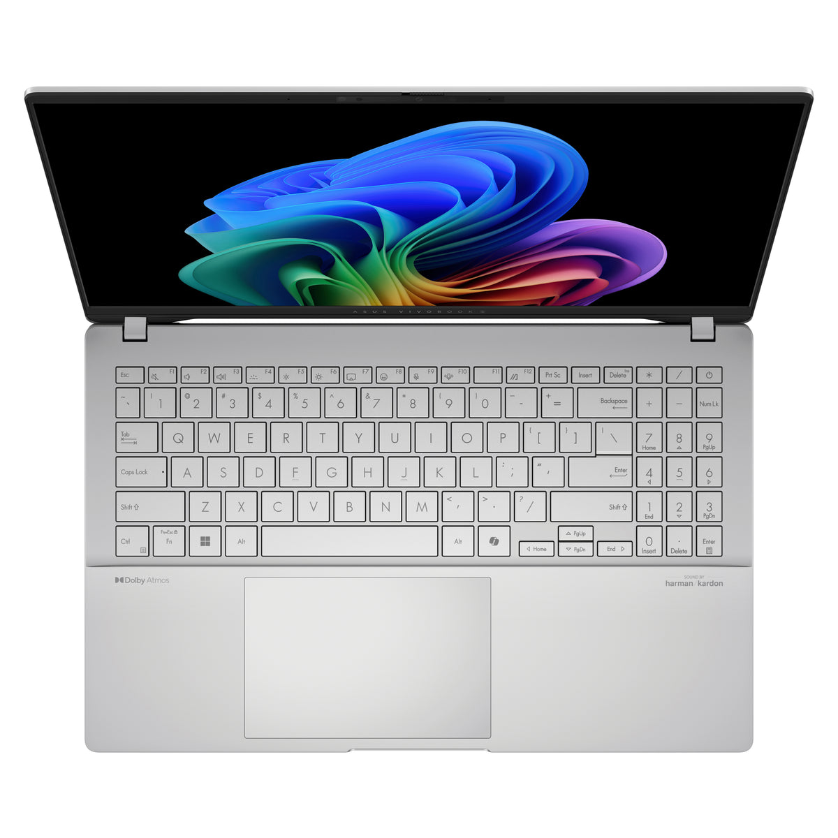ASUS Vivobook S15 S5507QA-MA093W Copilot+ PC Snapdragon X1E-78-100 Laptop 39,6 cm (15.6") 3K 32 GB LPDDR5x-SDRAM 1 TB SSD Wi-Fi 7 (802.11be) Windows 11 Home Silber