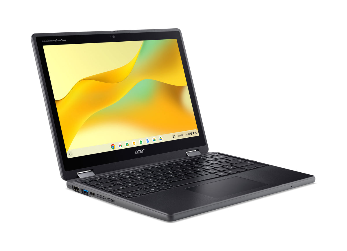 Acer Chromebook R857TN-TCO-C75Y Intel® N N150 31 cm (12.2") Touchscreen WUXGA 8 GB LPDDR5x-SDRAM 64 GB Flash Wi-Fi 6 (802.11ax) ChromeOS Black
