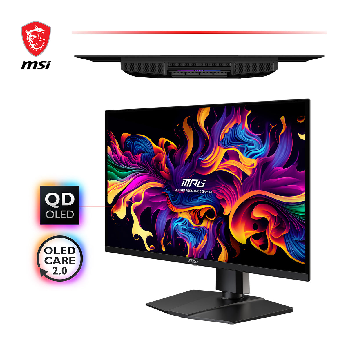 MSI MPG 321URXDE QD-OLED Computerbildschirm 80 cm (31.5") 3840 x 2160 Pixel 4K Ultra HD Schwarz