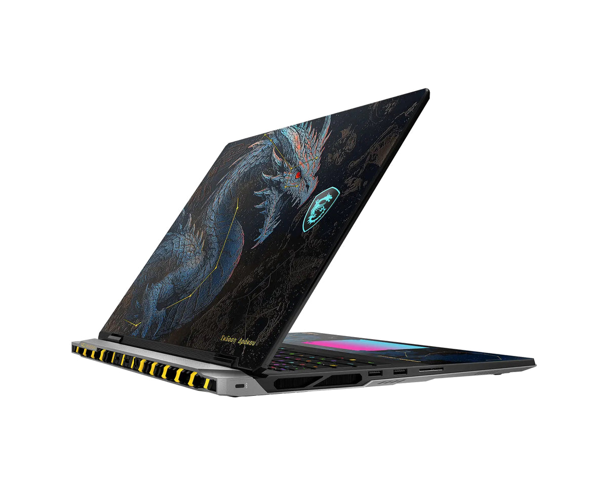 MSI Titan 18 HX Dragon Edition Draco Epic A2WJ-1218DE Intel Core Ultra 9 290HX Plus Laptop 45,7 cm (18") UHD+ 96 GB DDR5-SDRAM 4 TB SSD NVIDIA GeForce RTX 5090 Laptop-GPU Wi-Fi 7 (802.11be) Windows 11 Home Schwarz Deutsch