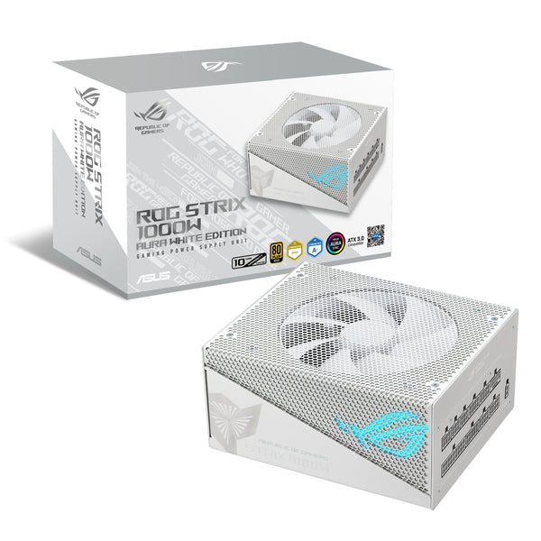 ASUS ROG -STRIX-1000G-AURA-WHITE-GAMING Netzteil 1000 W 24-pin ATX ATX Weiß