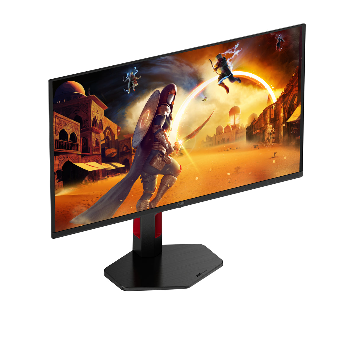 AOC G4 Q27G4SDR Computerbildschirm 67,3 cm (26.5") 2560 x 1440 Pixel Quad HD QD-OLED Schwarz, Rot
