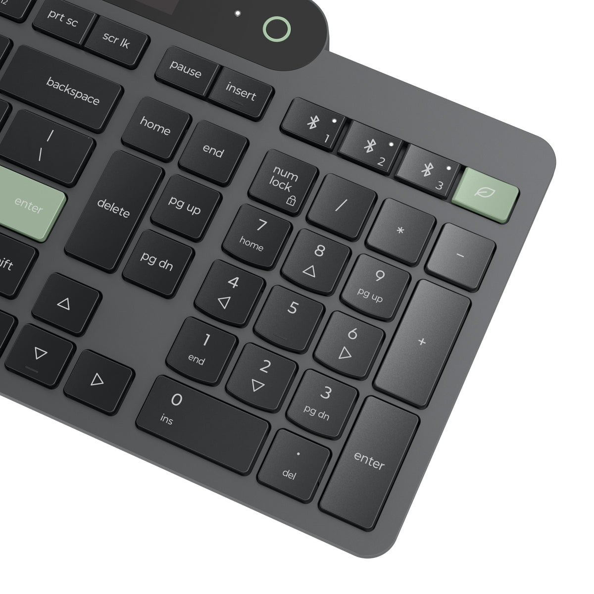 Lenovo 4Y41R69501 Tastatur Heimbüro Bluetooth Französisch, Deutsch Schwarz, Grün