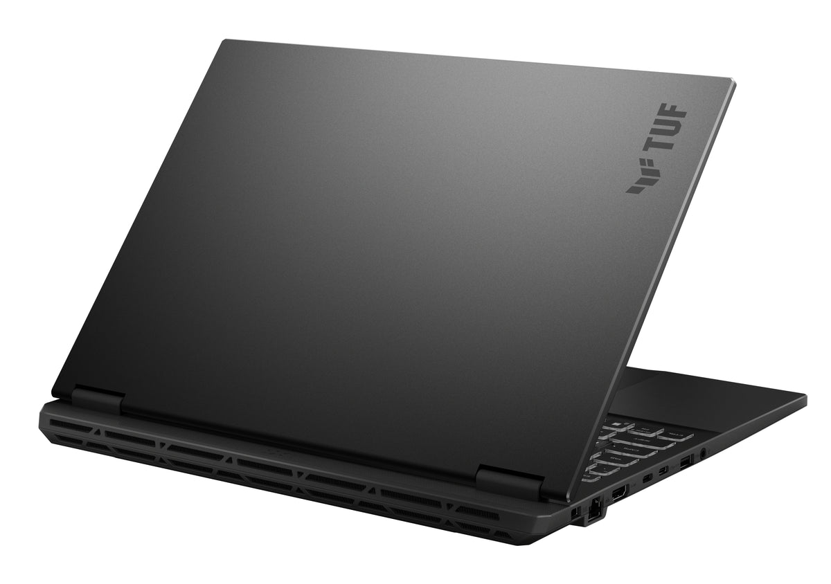 ASUS TUF Gaming F16 FX608JHI-TU382W Intel® Core™ i7 i7-14650HX Laptop 40,6 cm (16") WUXGA 16 GB DDR5-SDRAM 512 GB SSD NVIDIA GeForce RTX 5050 Laptop GPU Wi-Fi 6E (802.11ax) Windows 11 Home Grau
