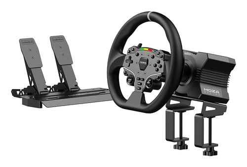 Moza Racing RS20 Gaming-Controller Schwarz Lenkrad + Pedale PC