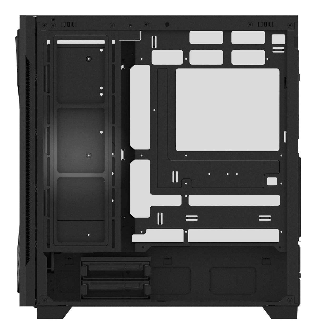 XPG STARKER AIR BTF Midi Tower Schwarz