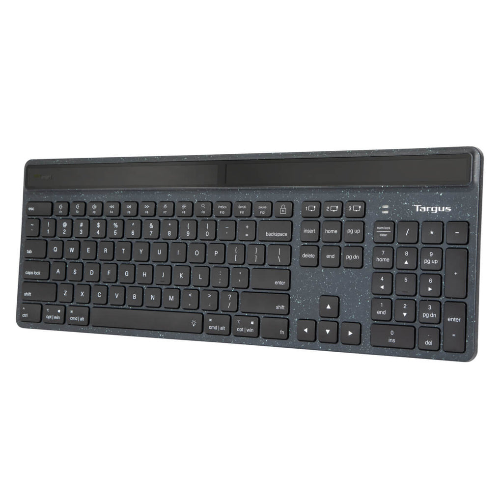 Targus EcoSmart AKB868UK Tastatur Universal Bluetooth QWERTY UK Englisch Schwarz