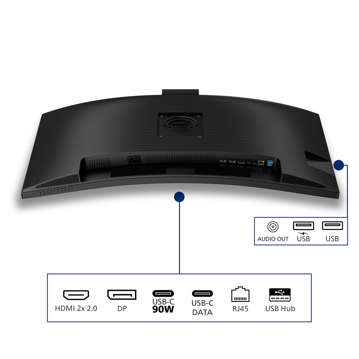 Philips 3000 series 34B2U3600CH/00 Computerbildschirm 86,4 cm (34") 3440 x 1440 Pixel Wide Quad HD LCD Schwarz