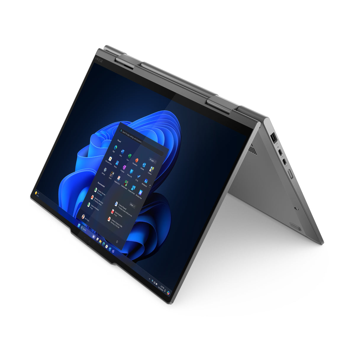 Lenovo ThinkPad X1 2-in-1 Gen 10 Aura Edition Copilot+ PC Intel Core Ultra 7 258V Hybrid (2-in-1) 35,6 cm (14") Touchscreen WUXGA 32 GB LPDDR5x-SDRAM 1 TB SSD Wi-Fi 7 (802.11be) Windows 11 Pro Grau Deutsch