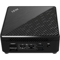 MSI Cubi N ADL S-078EU Intel® N N100 4 GB DDR4-SDRAM 128 GB SSD Windows 11 Pro Mini PC Mini-PC Schwarz
