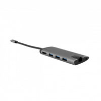 Verbatim 16102510 laptop-dockingstation & portreplikator Kabelgebunden USB 3.2 Gen 1 (3.1 Gen 1) Type-C Schwarz, Silber