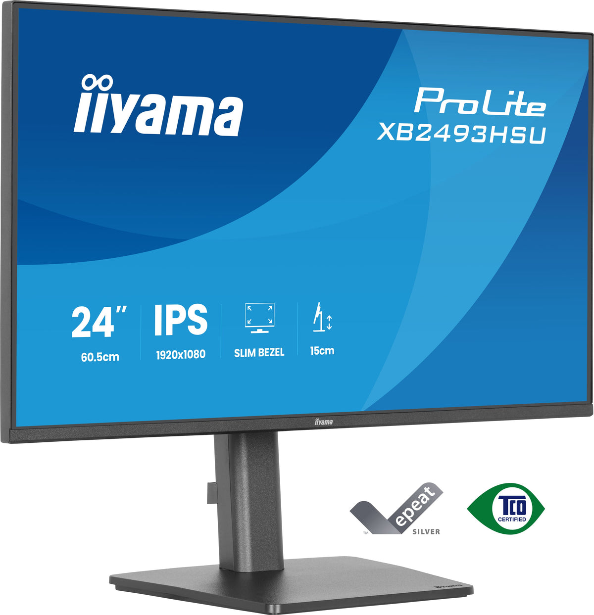 iiyama ProLite XB2493HSU-B1 Computerbildschirm 60,5 cm (23.8") 1920 x 1080 Pixel Full HD LED Schwarz
