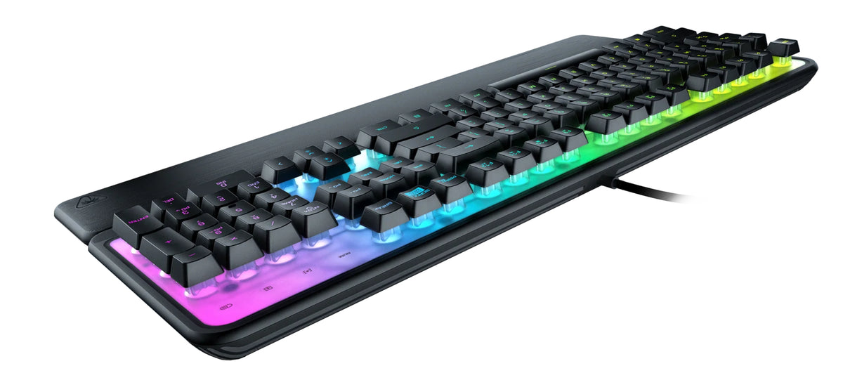 Turtle Beach Magma - Membrane RGB Gaming Keyboard mit Membrantasten, Advanced Anti-Ghosting, Easy-Shift Technologie, RGB-Beleuchtung, abnehmbare Handballenauflage