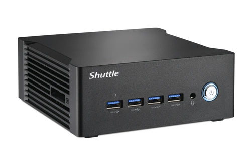 Shuttle Nano PC NA10H7, AMD Ryzen™ 7-8845HS APU, Radeon780M , 2xHDMI, 2xUSB-C 4.0(DP), 2x2.5Gbit LAN, inkl. VESA 24/7 Dauerbetrieb, inkl. VESA
