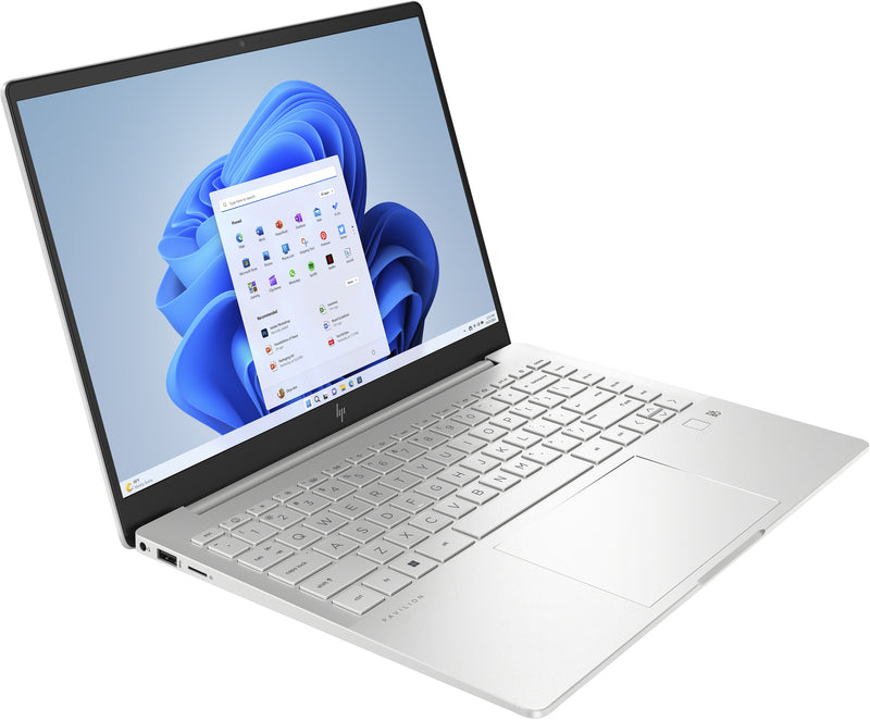 HP Pavilion Plus 14-eh1473ng Intel® Core™ i7 i7-13700H Laptop 35,6 cm (14") 2.8K 16 GB LPDDR5-SDRAM 512 GB SSD Wi-Fi 6E (802.11ax) Windows 11 Home Silber