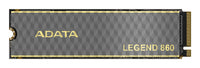 ADATA LEGEND 860 SLEG-860-500GCS Internes Solid State Drive 500 GB M.2 PCI Express 4.0 NVMe 3D NAND