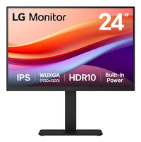 LG 24BA55W-B Computerbildschirm 61 cm (24") 1920 x 1200 Pixel WUXGA Schwarz
