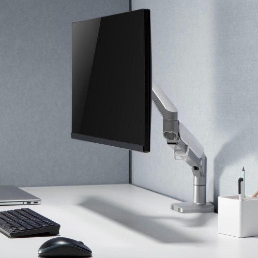 Techly ICA-LCD 441 Flachbildschirm-Tischhalterung 81,3 cm (32") Tisch/Bank Grau