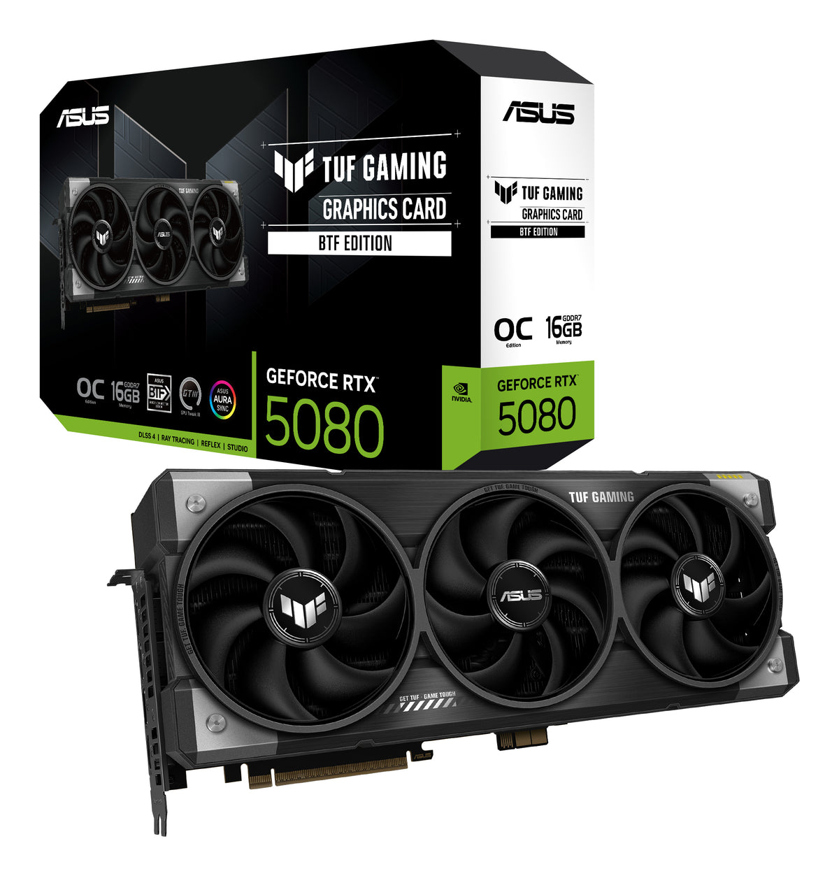 ASUS TUF-RTX5080-O16G-BTF-GAMING NVIDIA GeForce RTX 5080 16 GB GDDR7