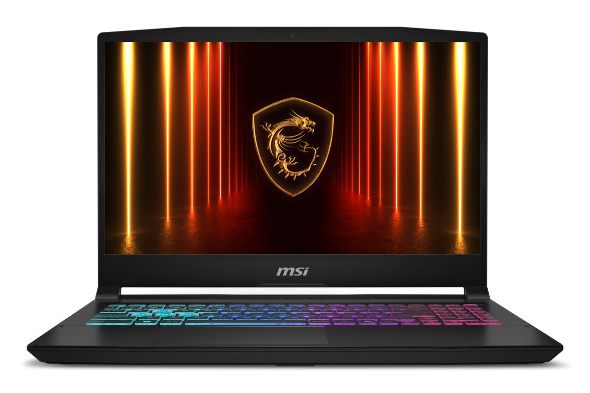 MSI Katana 15 HX B14WFK-487 Intel® Core™ i7 i7-14650HX Laptop 39,6 cm (15.6") Full HD 16 GB DDR5-SDRAM 512 GB SSD NVIDIA GeForce RTX 5060 Wi-Fi 6E (802.11ax) Windows 11 Home Schwarz