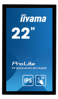 iiyama ProLite TF2234MC-B7AGB Computerbildschirm 54,6 cm (21.5") 1920 x 1080 Pixel Full HD LED Touchscreen Multi-Nutzer Schwarz