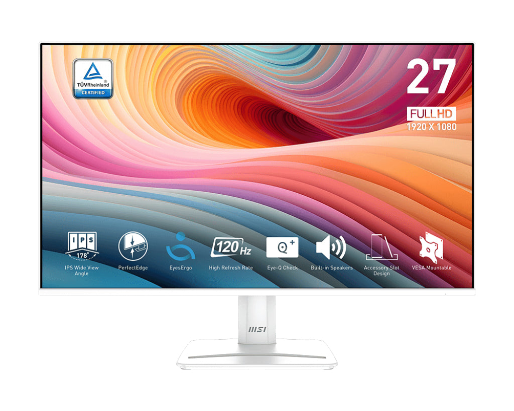 MSI Pro MP275W E2 Computerbildschirm 68,6 cm (27") 1920 x 1080 Pixel Full HD LED Weiß