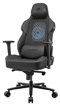 COUGAR Gaming-Stuhl NxSys Aero, integ. 200mm ARGB Lüfter, Schwarz