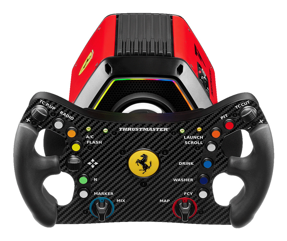 Thrustmaster T818 Ferrari 488 GT3 Simulator Schwarz, Rot USB Lenkrad + Pedale Analog / Digital PC