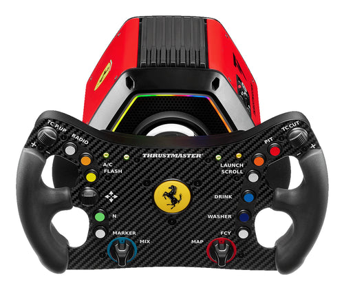 Thrustmaster T818 Ferrari 488 GT3 Simulator Schwarz, Rot USB Lenkrad + Pedale Analog / Digital PC