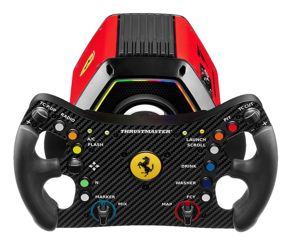 Thrustmaster T818 Ferrari 488 GT3 Simulator Schwarz, Rot USB Lenkrad + Pedale Analog / Digital PC