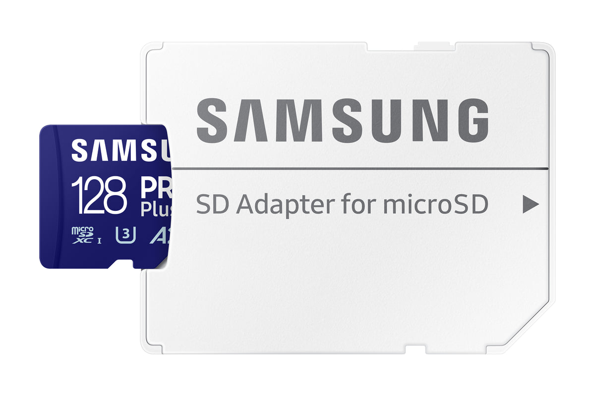 Samsung PRO Plus microSD memory card (2023) (incl. SD adapter) - 128 GB