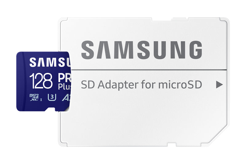 Samsung PRO Plus microSD memory card (2023) (incl. SD adapter) - 128 GB