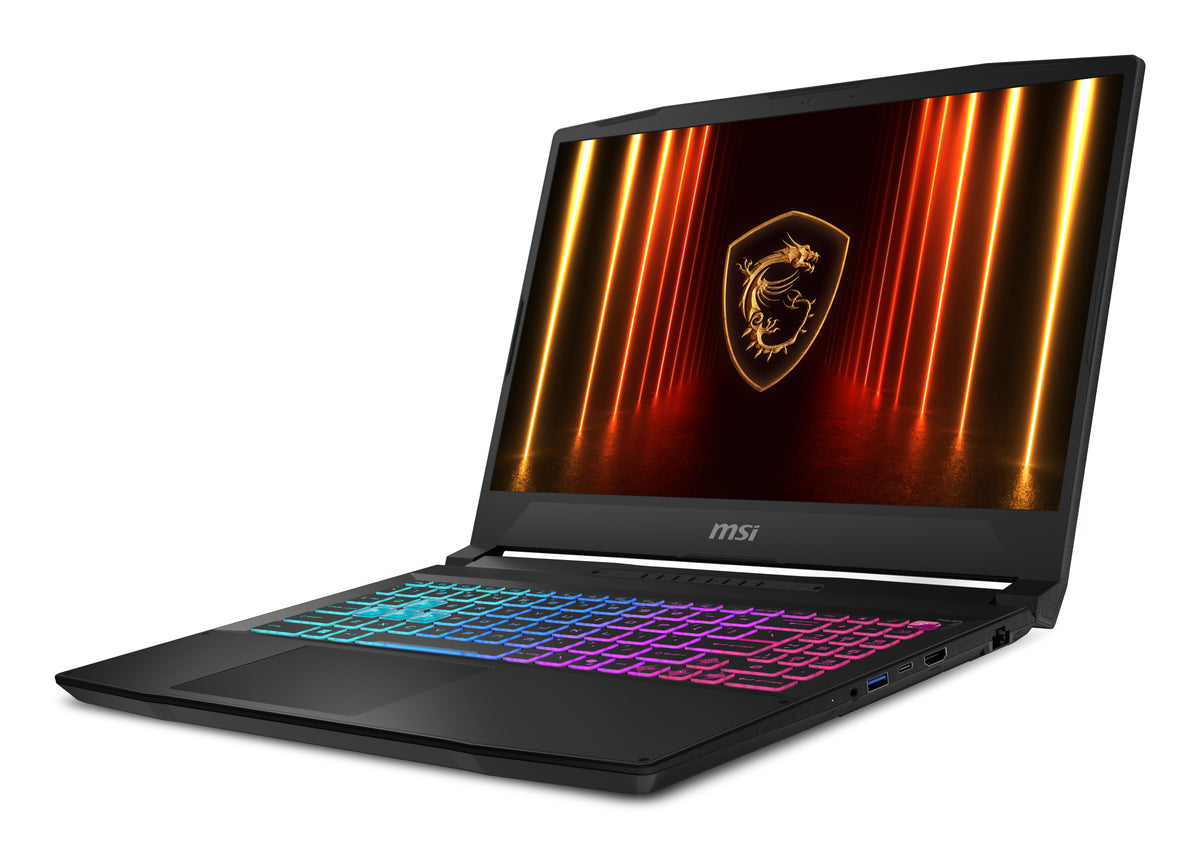 MSI Katana 15 HX B14WFK-487 Intel® Core™ i7 i7-14650HX Laptop 39,6 cm (15.6") Full HD 16 GB DDR5-SDRAM 512 GB SSD NVIDIA GeForce RTX 5060 Wi-Fi 6E (802.11ax) Windows 11 Home Schwarz