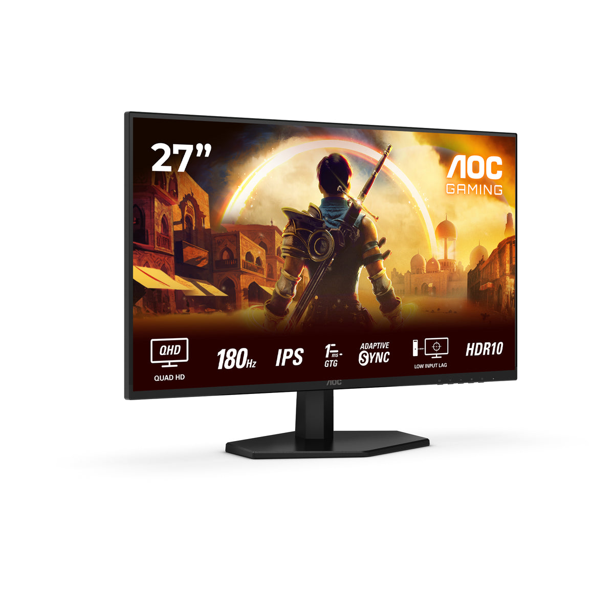 AOC G4 Q27G42XE Computerbildschirm 68,6 cm (27") 2560 x 1440 Pixel Quad HD Schwarz, Rot