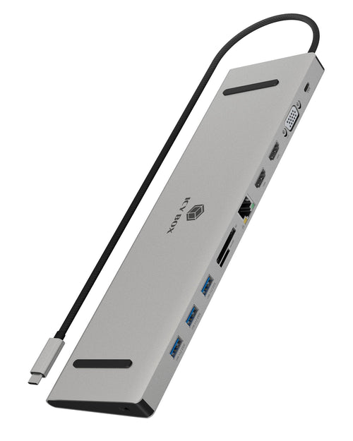 ICY BOX DockingStation 11-in-1, Notebook