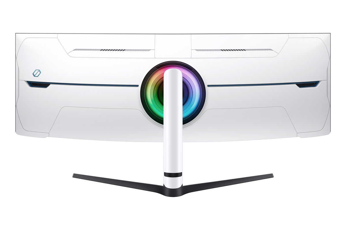 Samsung G95NC Computerbildschirm 144,8 cm (57") 7680 x 2160 Pixel Dual UHD QLED Weiß