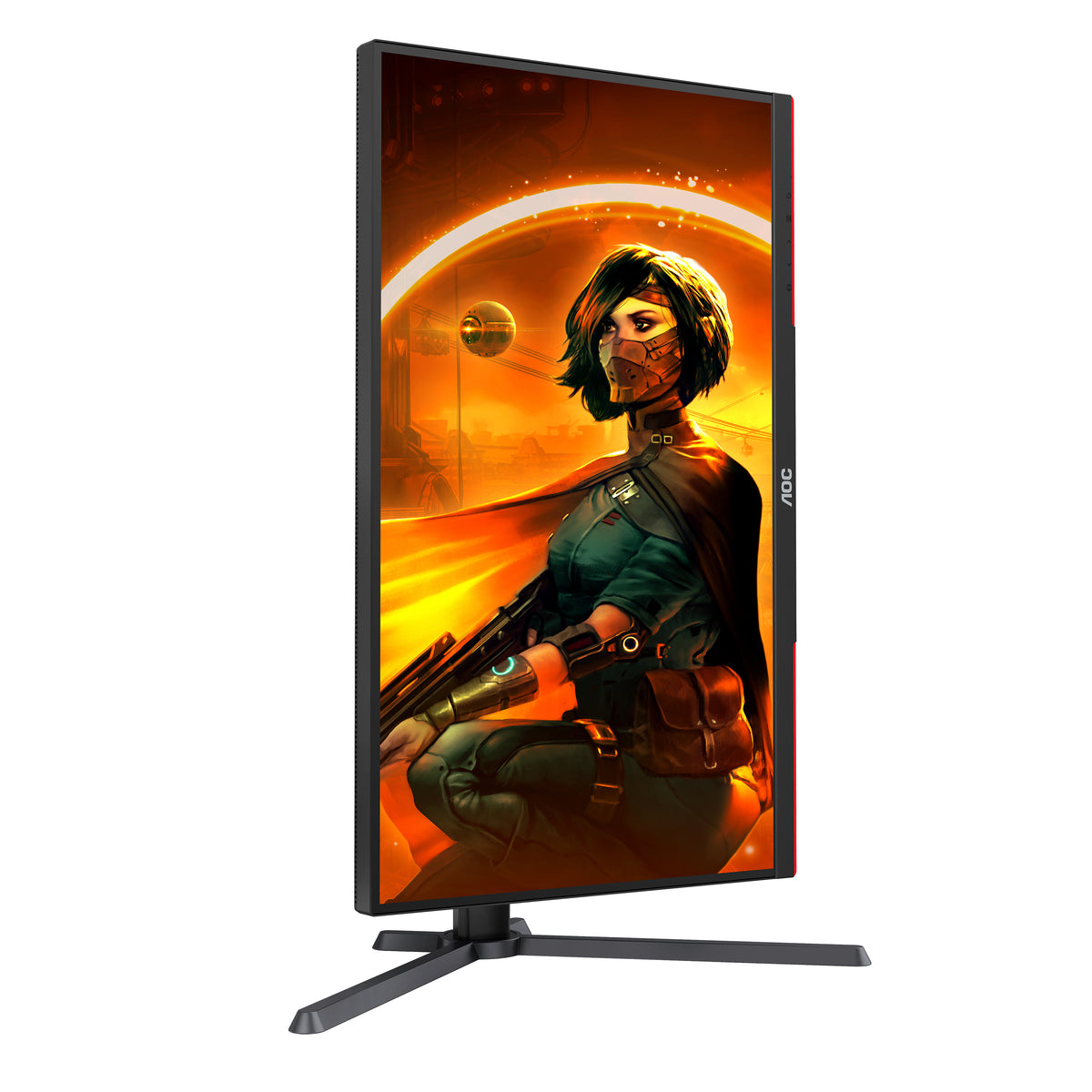 AOC G3 Q27G3XMN/BK Computerbildschirm 68,6 cm (27") 2560 x 1440 Pixel 2K Ultra HD LED Schwarz, Rot