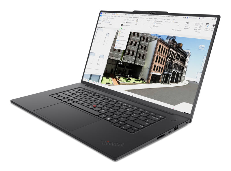 Lenovo ThinkPad P1 Gen 8 Intel Core Ultra 7 255H Mobiler Arbeitsplatz 40,6 cm (16") Touchscreen 3.2K 64 GB LPDDR5x-SDRAM 1 TB SSD NVIDIA RTX PRO 2000 Blackwell Wi-Fi 7 (802.11be) Windows 11 Pro Schweiz Schwarz