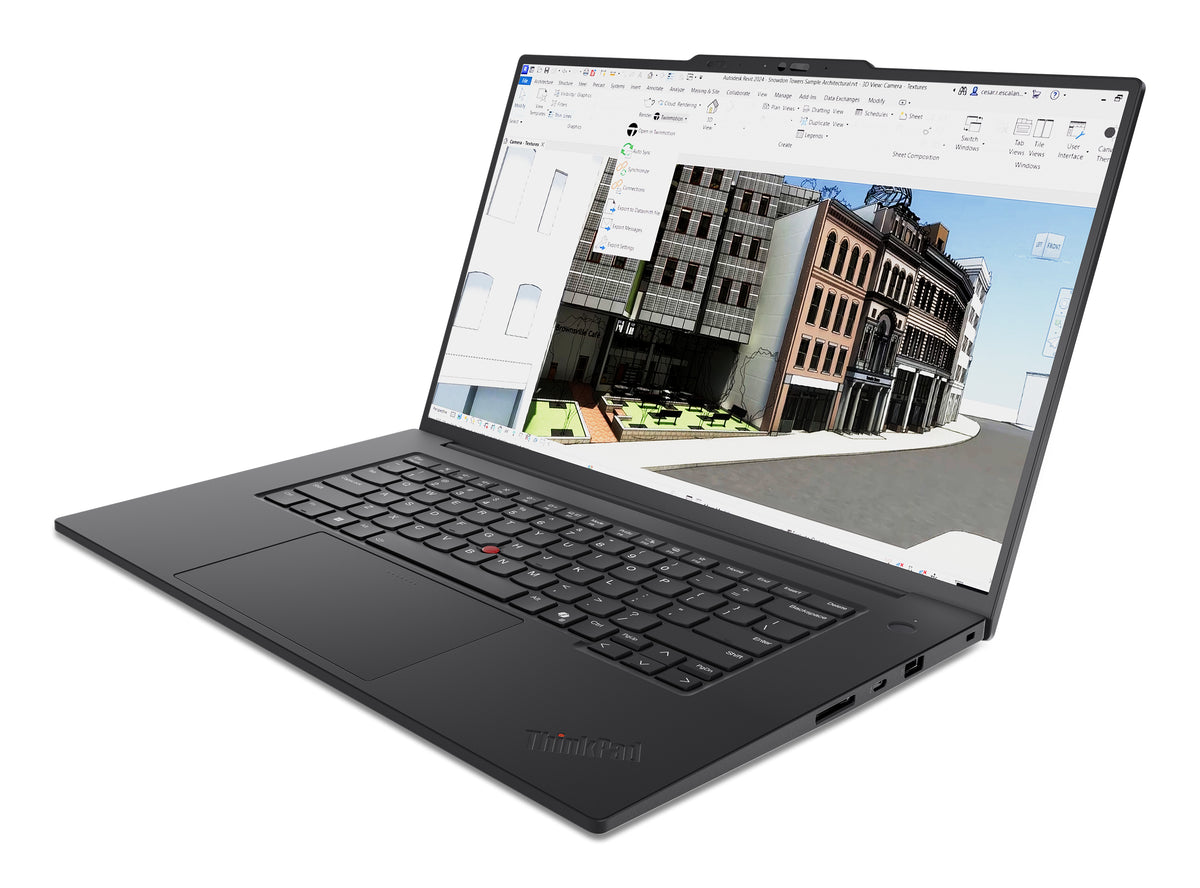 Lenovo ThinkPad T1g Gen 8 Intel Core Ultra 7 265H Laptop 40,6 cm (16") WQUXGA 32 GB LPDDR5x-SDRAM 1 TB SSD NVIDIA GeForce RTX 5070 Wi-Fi 7 (802.11be) Windows 11 Pro Schwarz Schweiz