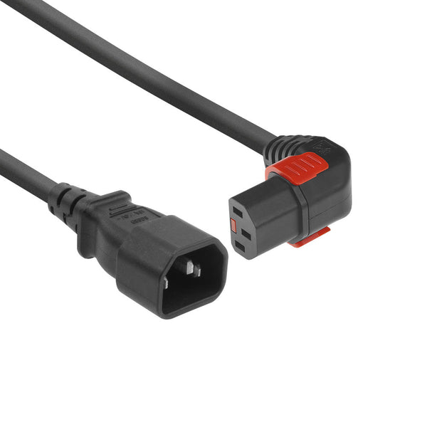 ACT AK5269 Stromkabel Schwarz 3 m C14-Koppler C13-Koppler