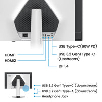 BenQ EX271UZ Computerbildschirm 67,3 cm (26.5") 3840 x 2160 Pixel 4K Ultra HD OLED Schwarz, Weiß