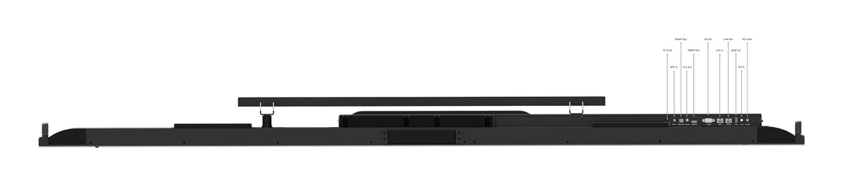 Lenovo ThinkVision T86 Computerbildschirm 2,18 m (86") 3840 x 2160 Pixel 4K Ultra HD LED Touchscreen Schwarz