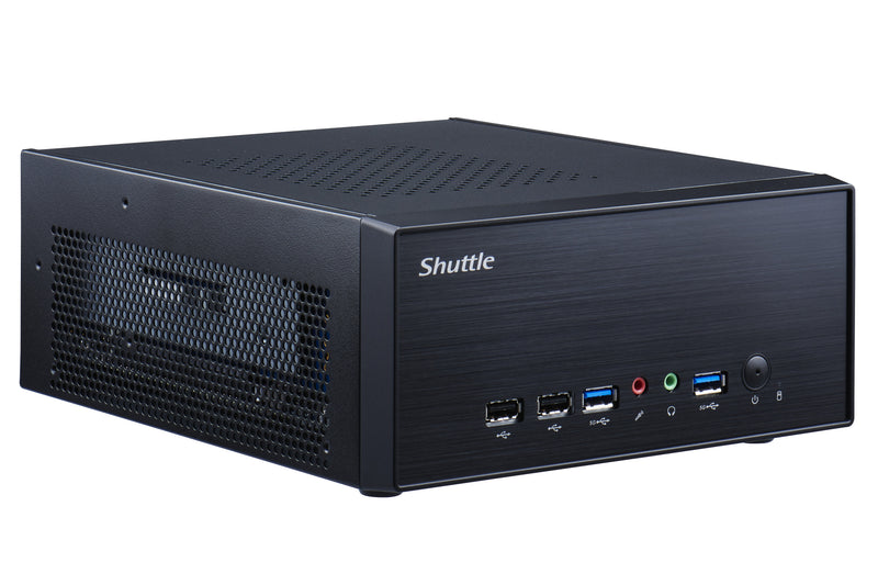 Shuttle XPС slim XPC slim Barebone XH610G2 - S1700, Intel H610, 1xDP, 2xHDMI, 2 PCIe Slots (1x 16X & 1x X1), 2x Intel LAN (1G + 2.5G), 8x USB, 1x 2.5", 3x M.2, 24/7 Dauerbetrieb