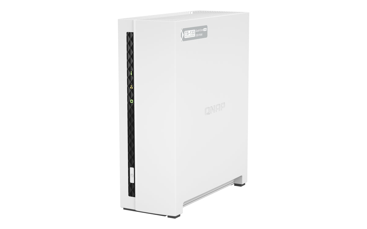 QNAP TS-133 NAS & Speicherserver Tower Cortex-A55 2 GB DDR4 0 TB QNAP Turbo System Weiß