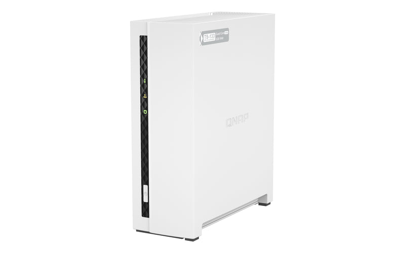 QNAP TS-133 NAS & Speicherserver Tower Cortex-A55 2 GB DDR4 0 TB QNAP Turbo System Weiß