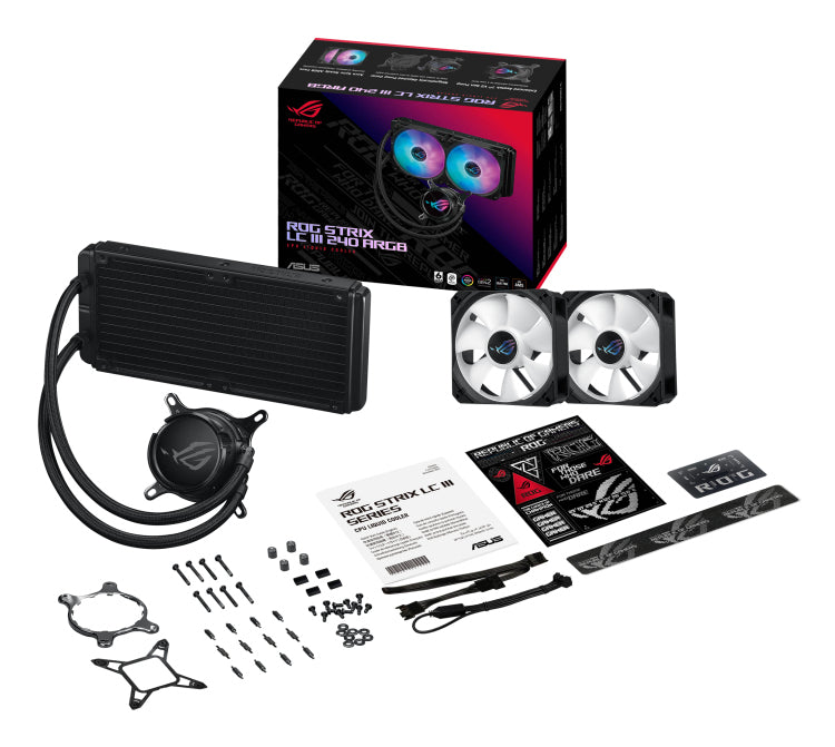 ASUS ROG Strix LC III 240 ARGB Prozessor Flüssigkeitskühlung 12 cm Schwarz