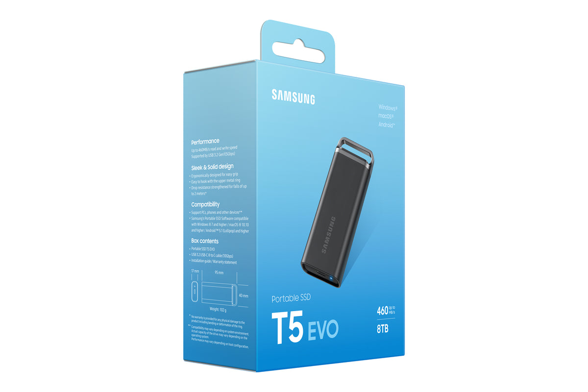 Samsung MU-PH8T0S 8 TB 3.2 Gen 1 (3.1 Gen 1) Schwarz