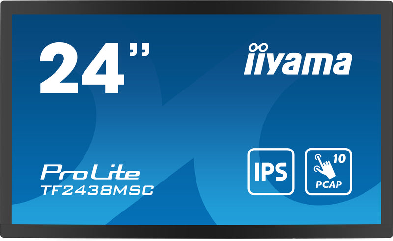 iiyama TF2438MSC-B1 Computerbildschirm 60,5 cm (23.8") 1920 x 1080 Pixel Full HD LED Touchscreen Schwarz